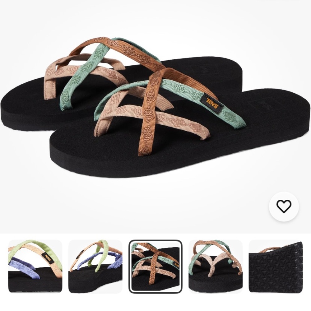 Teva Women's Olowahu Sandals - Black and Tan